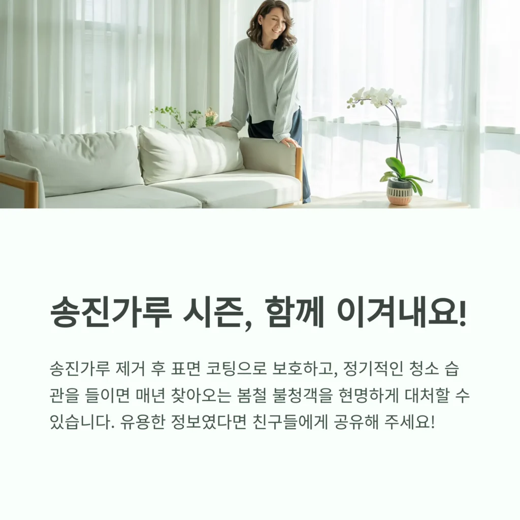 송진가루 날리는 시기, 피해방지 방법 10 10