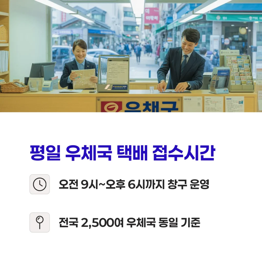 우체국 택배 접수시간 정리 12 2 1