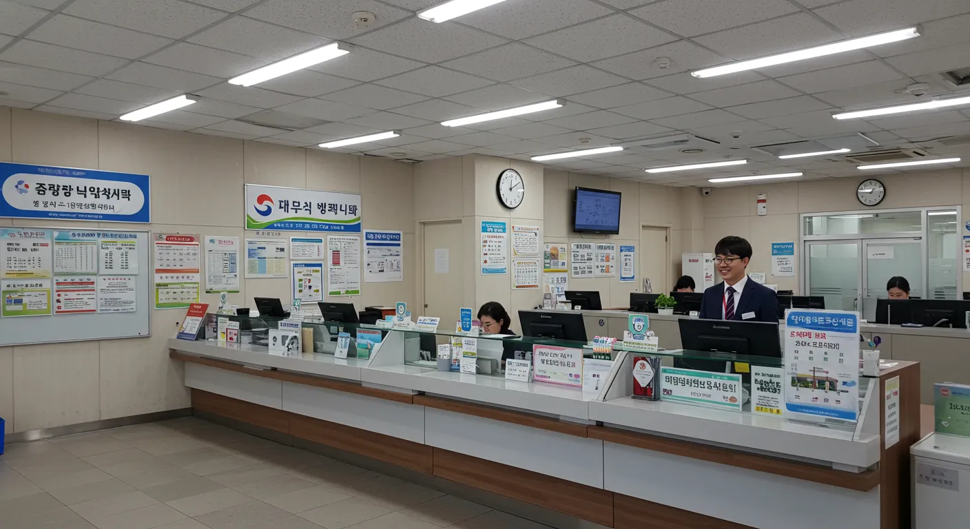 주민센터 업무시간