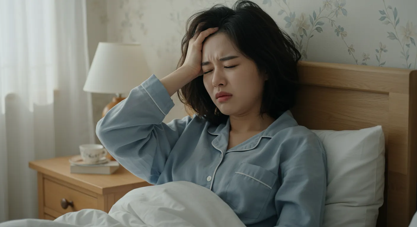 자고 일어나면 두통