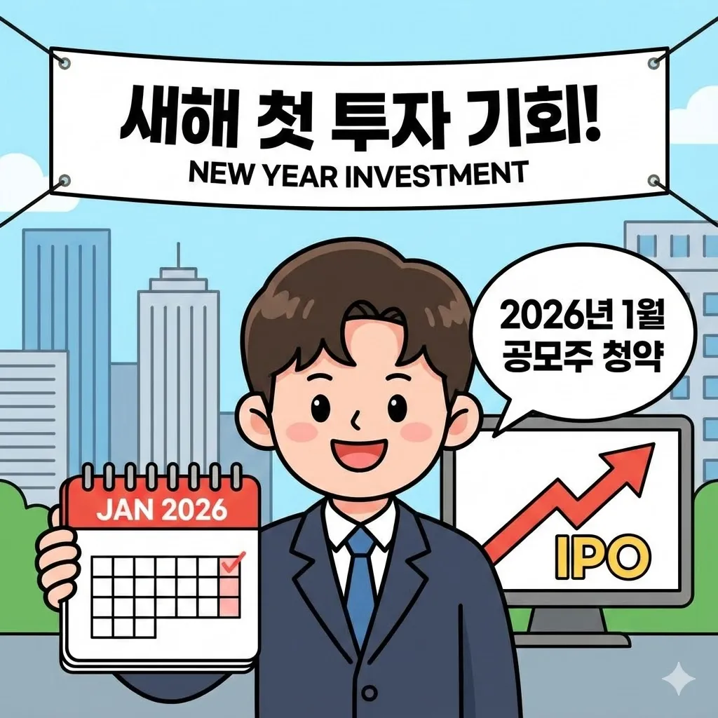 2026년 1월 공모주 청약일정 및 수요예측, 새해 첫 투자 기회 잡아볼까?