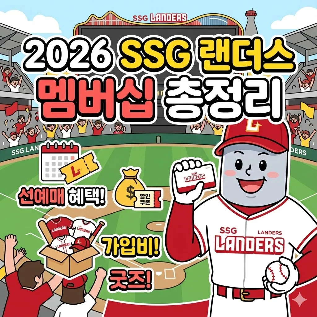 2026년 SSG 랜더스 멤버십, 선예매 혜택부터 가입비, 굿즈까지 총정리