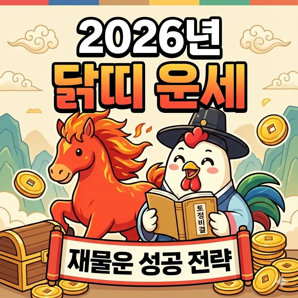 2026년 닭띠 운세, 병오년 토정비결로 본 재물운과 성공 전략