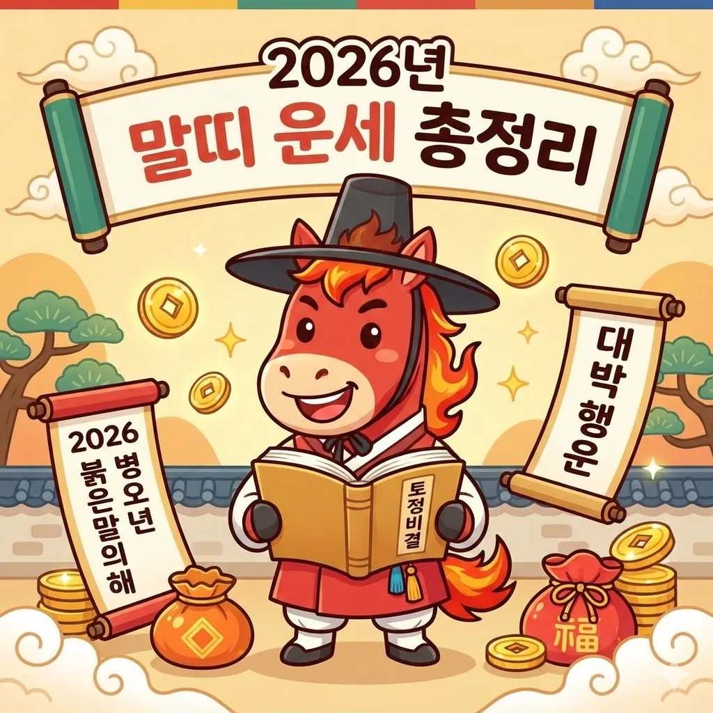 2026년 말띠 운세 총정리, 병오년 붉은 말의 해, 대박 행운과 토정비결 핵심 전략