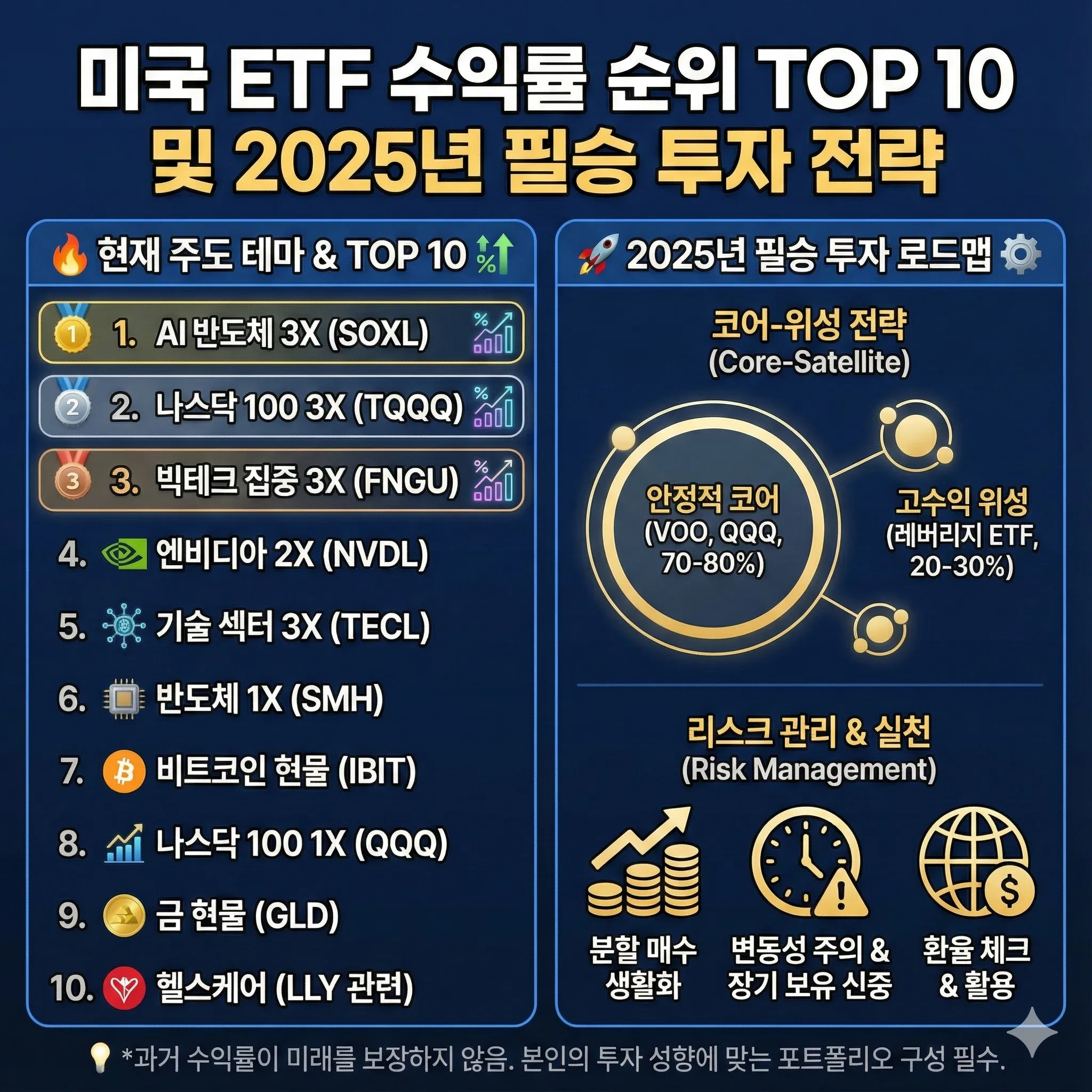 미국 ETF 수익률 순위 TOP 10