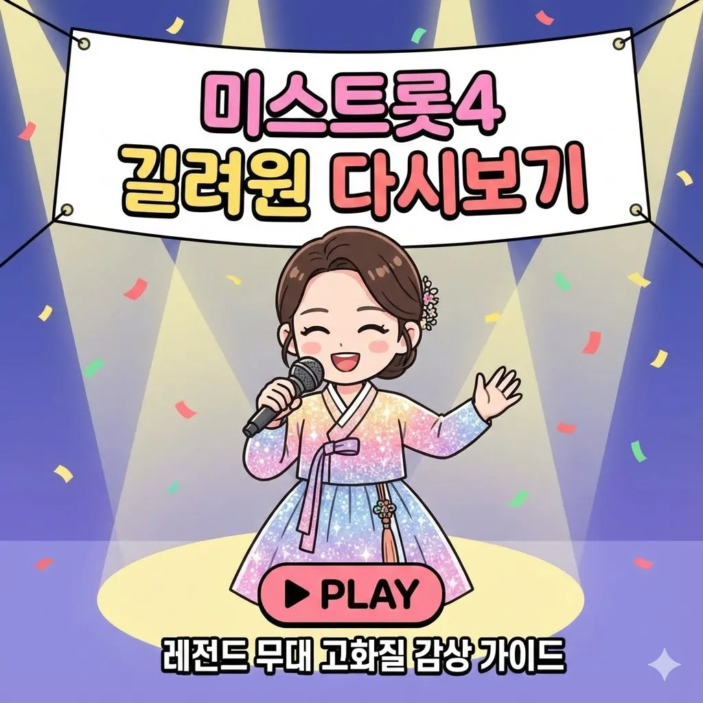 미스트롯4 길려원 다시보기, 레전드 무대 영상 및 고화질 감상 가이드