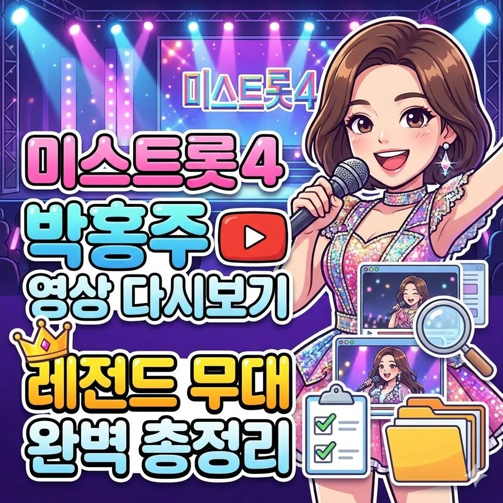 미스트롯4 박홍주 영상 다시보기 방법 및 레전드 무대 완벽 총정리