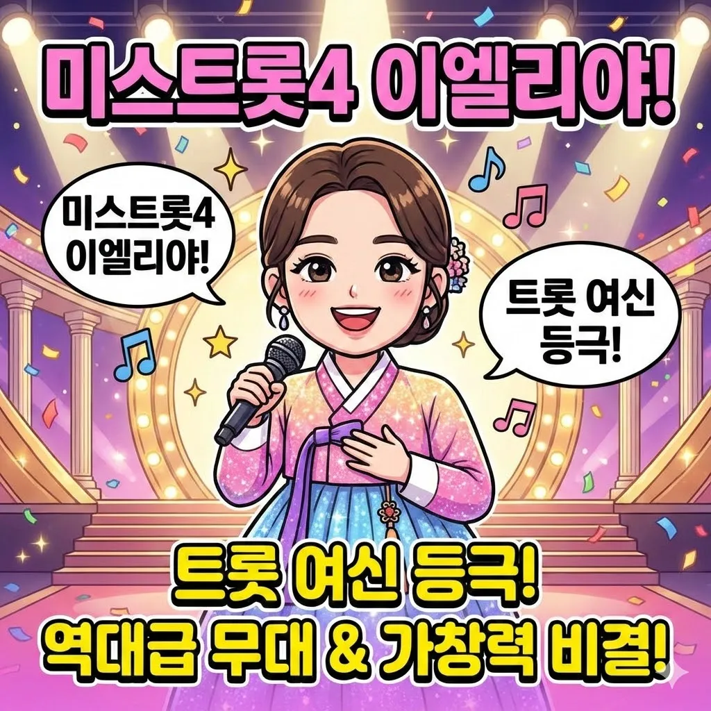 미스트롯4 이엘리야 출연 화제! 배우에서 트롯 여신으로 거듭난 그녀의 역대급 무대와 가창력 비결