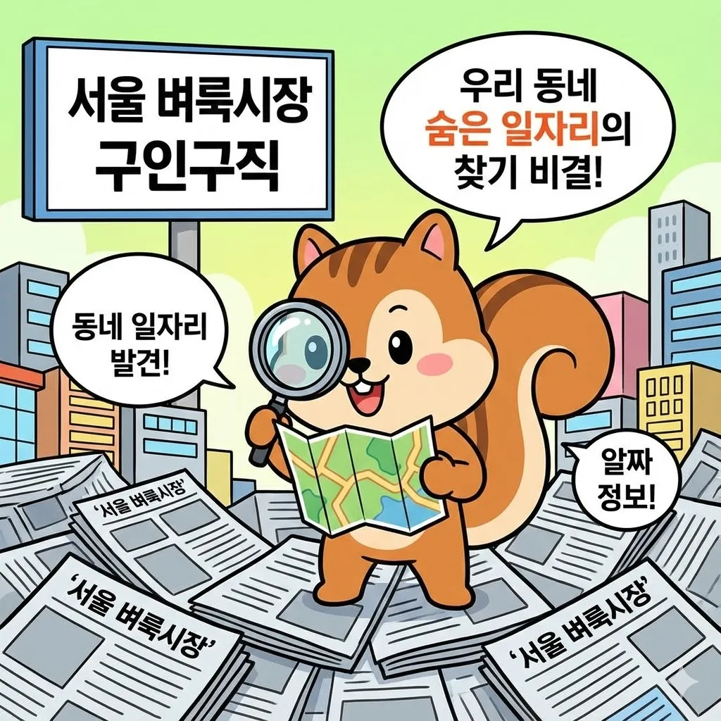 서울 벼룩시장 구인구직, 우리 동네 숨은 일자리 찾기 비결