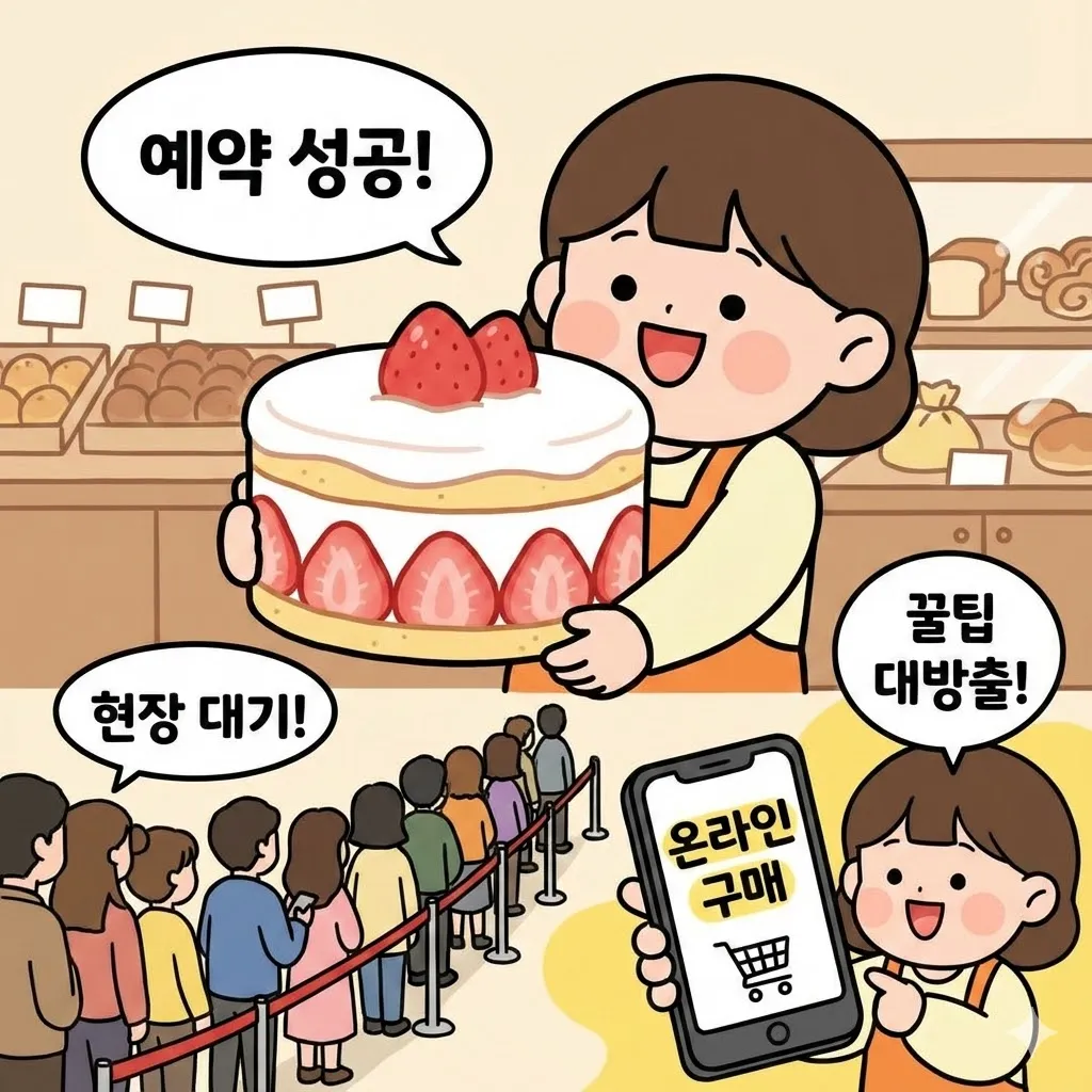 성심당 딸기시루 예약 성공, 실패 없는 현장 대기 및 온라인 구매 꿀팁