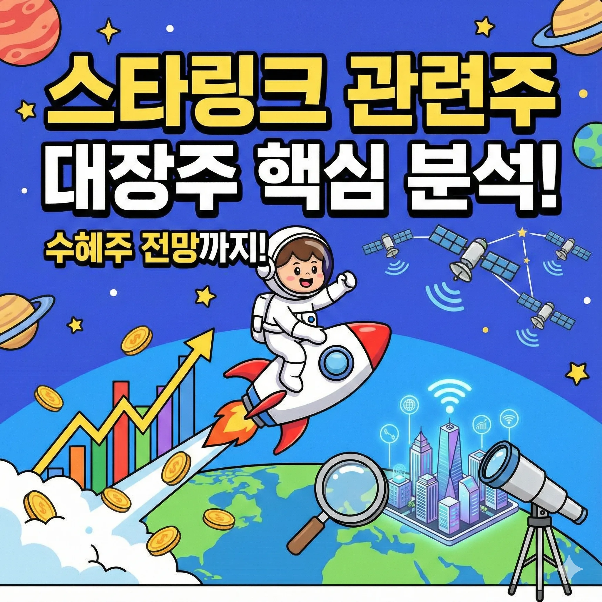 스타링크 관련주 대장주 및 수혜주 핵심 분석과 전망