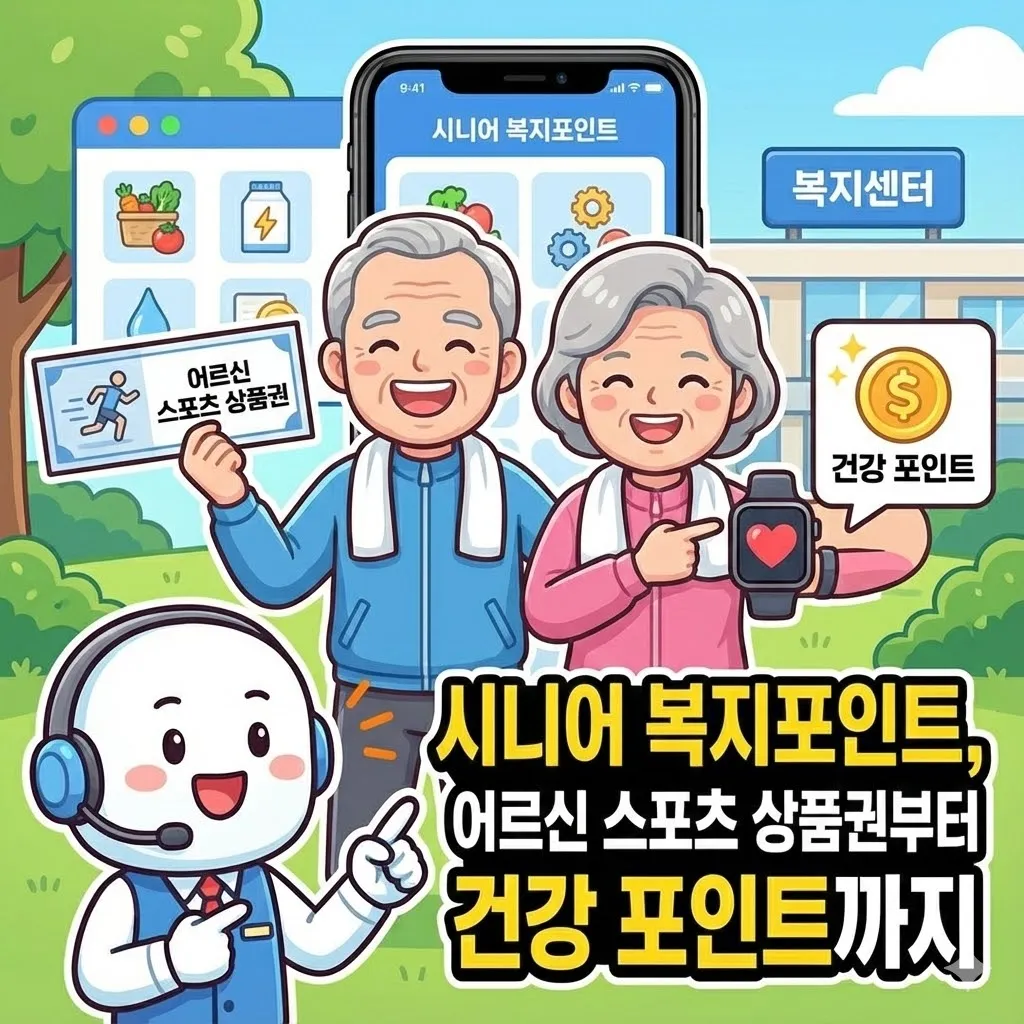 시니어 복지포인트, 어르신 스포츠 상품권부터 건강 포인트까지