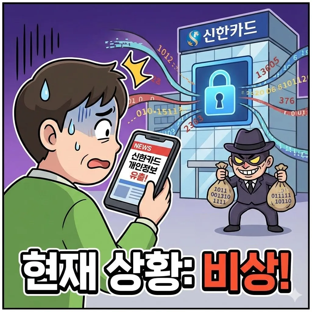 신한카드 개인정보 유출 사고 발생, 현재 상황