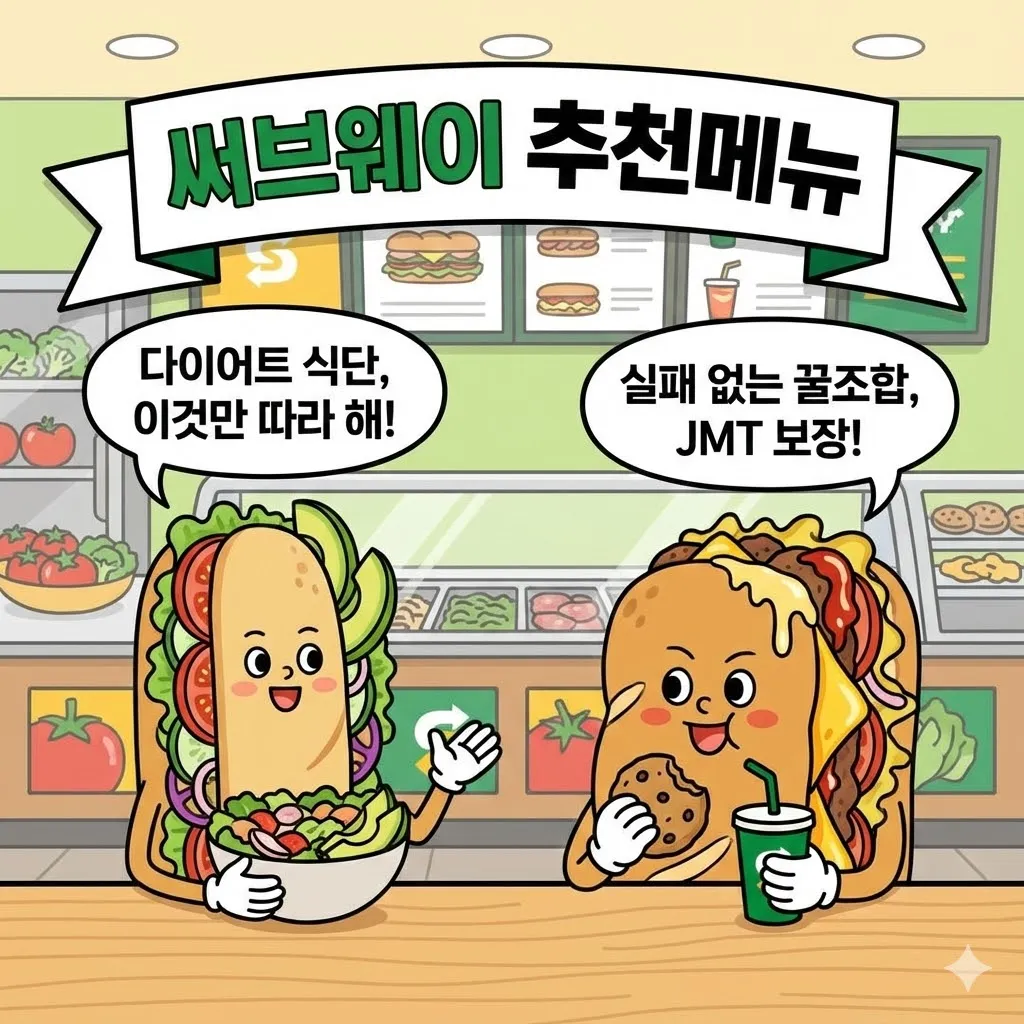 써브웨이 추천메뉴, 다이어트 식단부터 실패 없는 꿀조합까지!