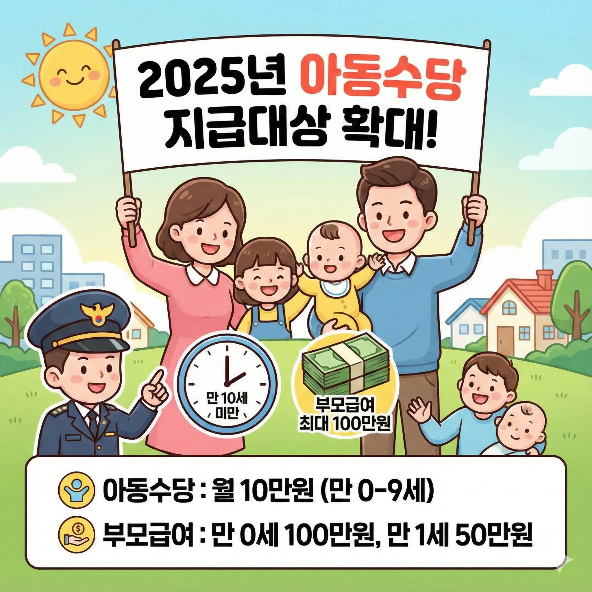 아동수당 지급대상 확대 2025년 기준 나이 및 부모급여 총정리