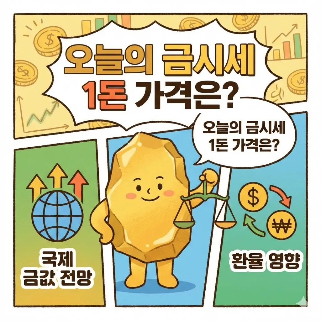 오늘의 금시세 1돈 가격은 국제 금값 전망과 환율 영향 분석