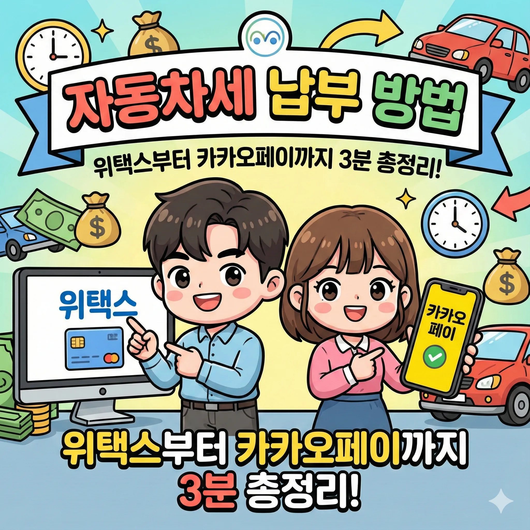 자동차세 납부 방법 위택스부터 카카오페이까지 3분 총정리