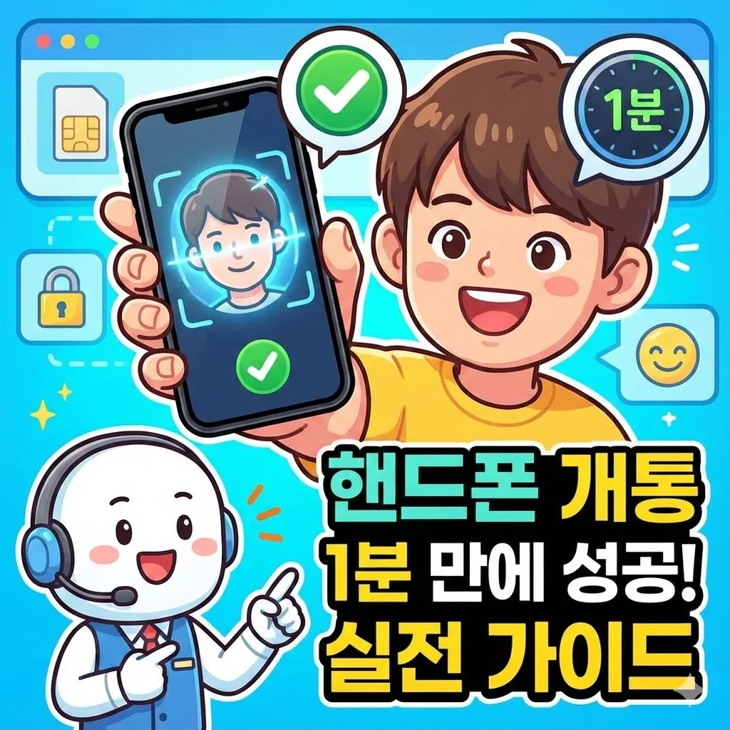 핸드폰 개통 안면인식으로 1분 만에 본인 인증 성공하는 실전 가이드
