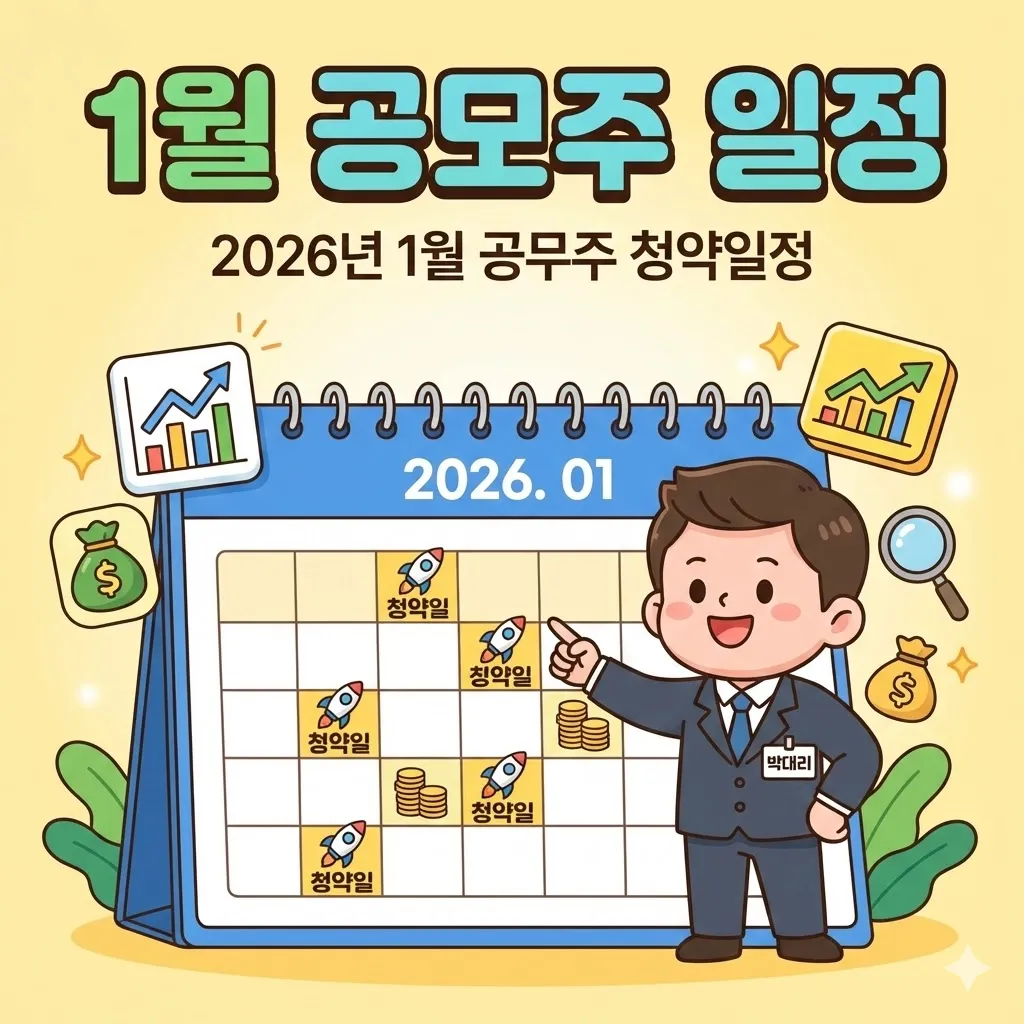 1월 공모주 일정, 2026년 1월 공무주 청약일정