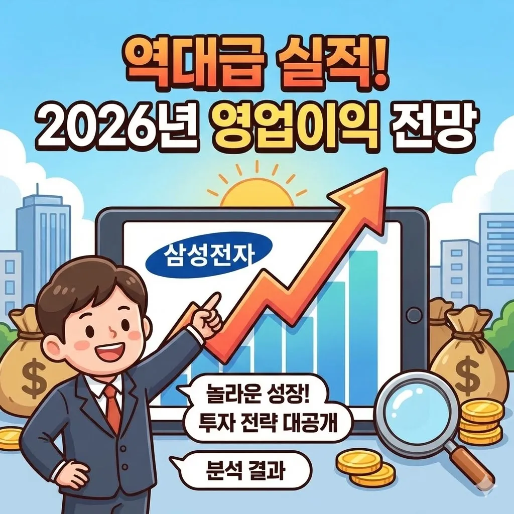 2026년 삼성전자 영업이익 전망과 역대급 실적 분석