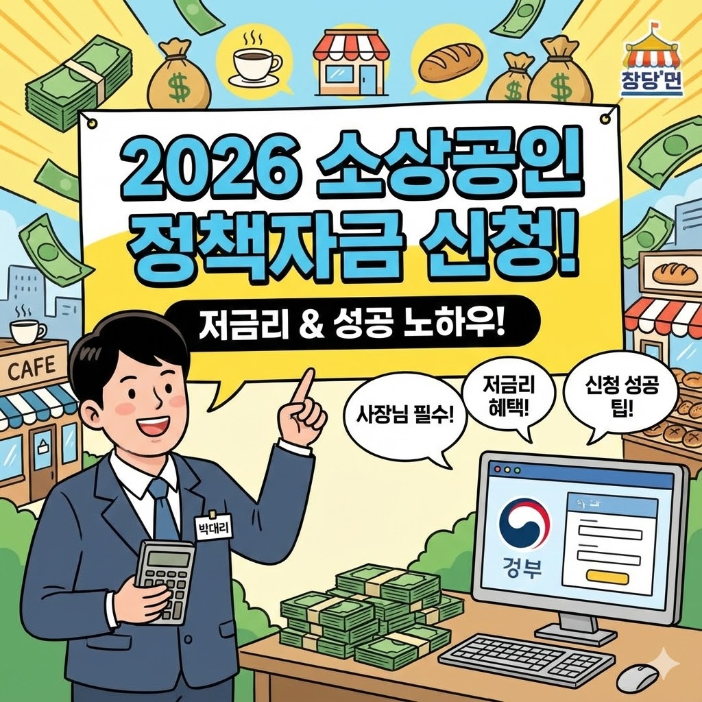 2026년 소상공인 정책자금 신청, 저금리 혜택과 신청방법 성공 노하우