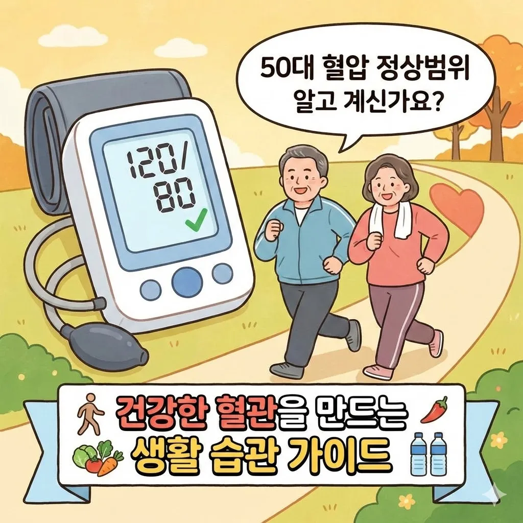 50대 혈압 정상범위 알고 계신가요? 건강한 혈관을 만드는 생활 습관 가이드 - 박대리의 소소한일상