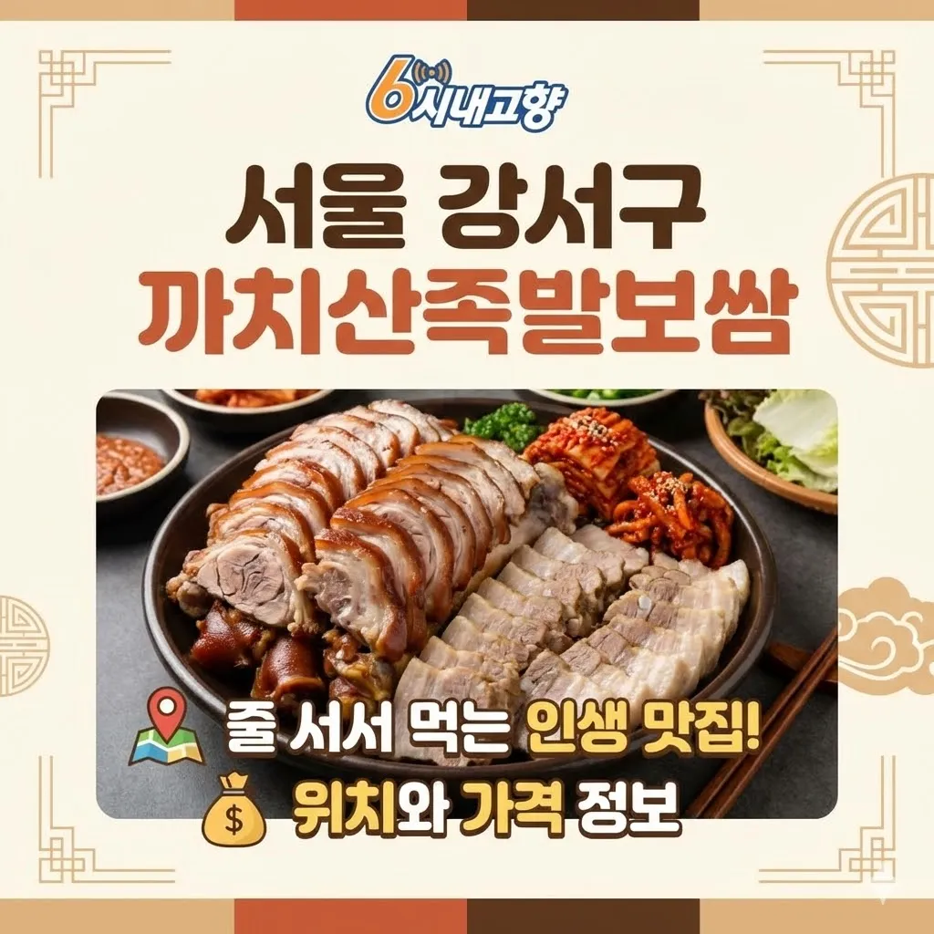 6시내고향 서울 강서구 까치산족발보쌈