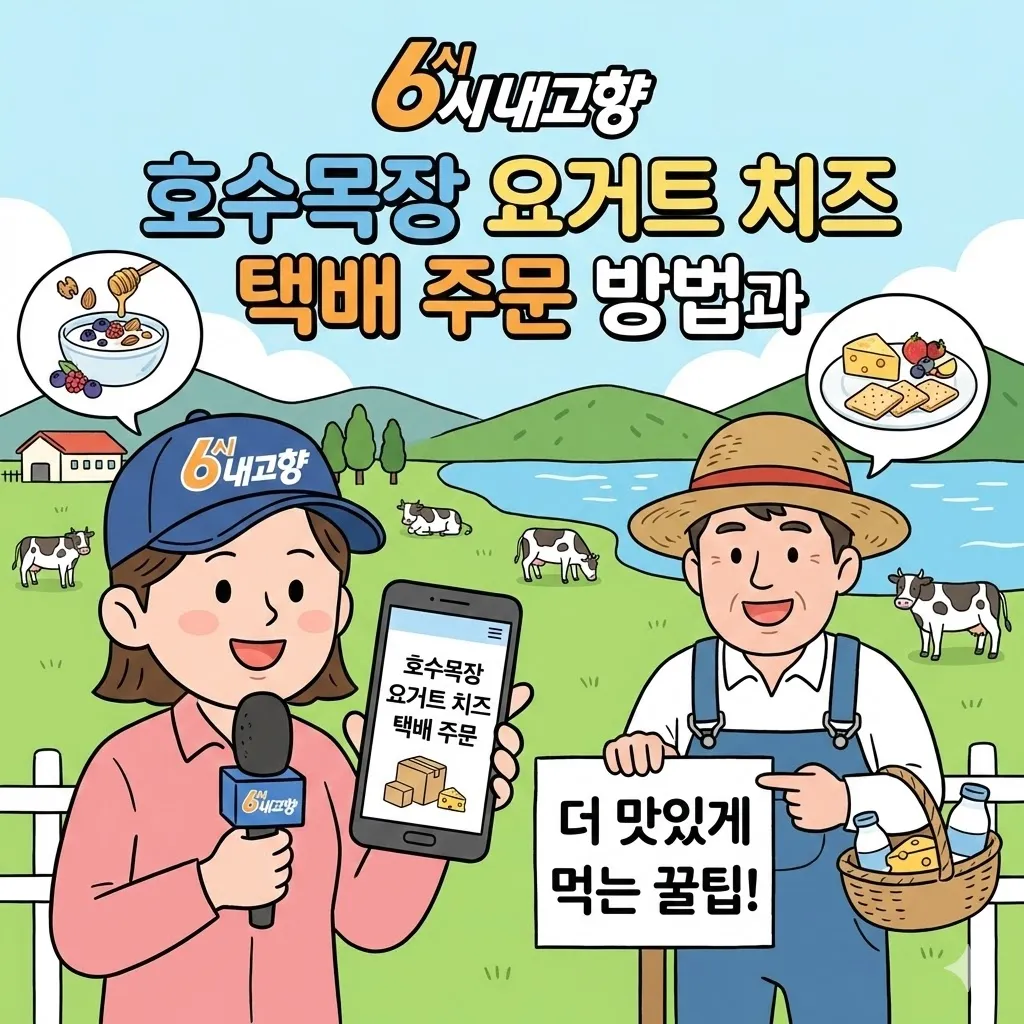 6시내고향 호수목장 요거트 치즈 택배 주문 방법과 더 맛있게 먹는 꿀팁