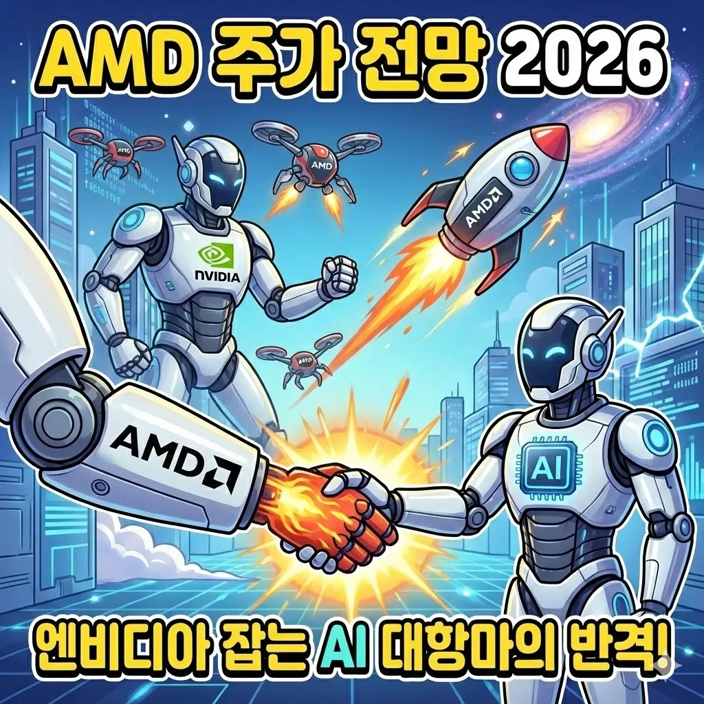 AMD 주가 전망 2026년 엔비디아 잡는 ‘AI 대항마’의 반격 시나리오