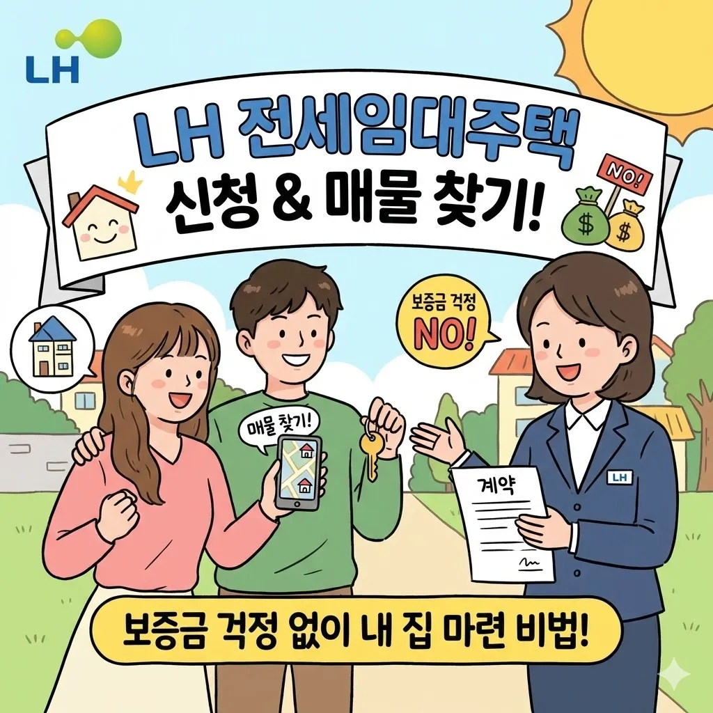 LH 전세임대주택 신청 및 매물 찾기, 보증금 걱정 없이 내 집 마련하는 비법