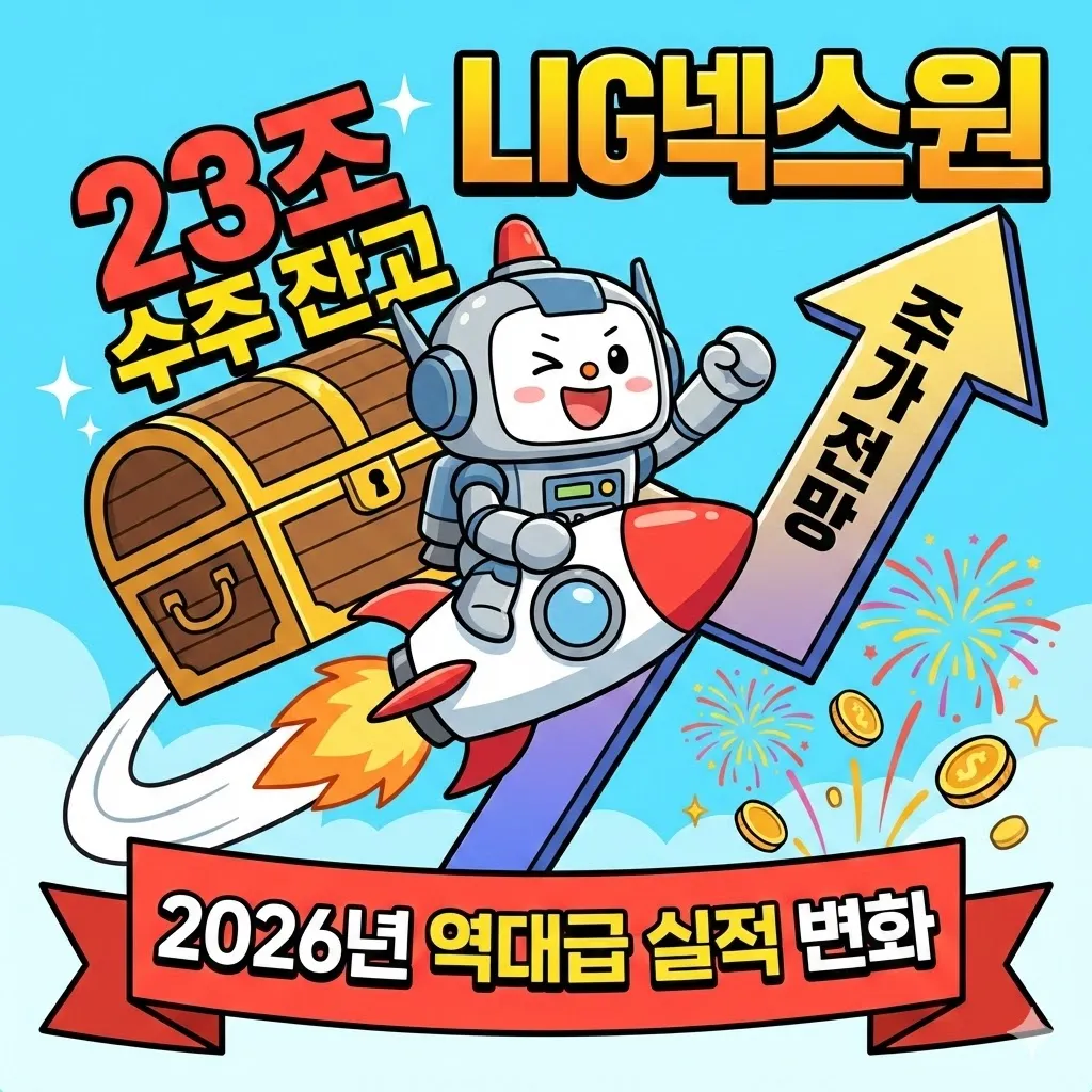 LIG넥스원 주가 전망, 23조 수주 잔고가 가져올 2026년 역대급 실적 변화