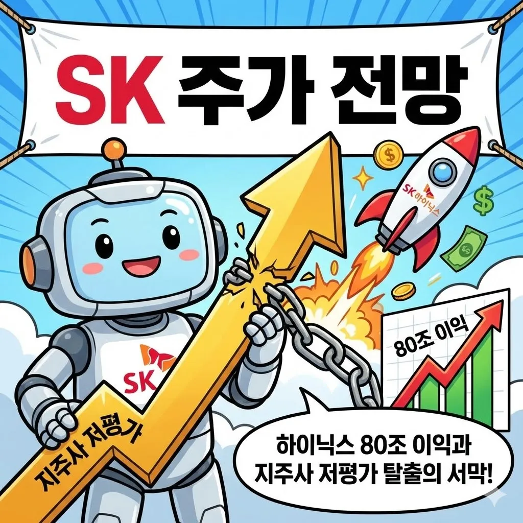 SK 주가 전망, 하이닉스 80조 이익과 지주사 저평가 탈출의 서막