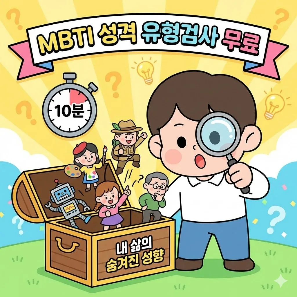 mbti 성격 유형검사 무료로 10분 만에 알아보는 내 삶의 숨겨진 성향