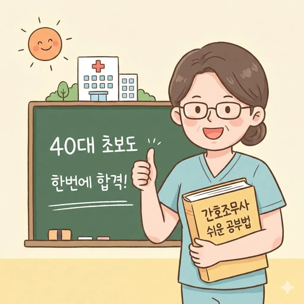 간호조무사 자격증 시험, 40대 초보도 한 번에 합격하는 가장 쉬운 공부 방법