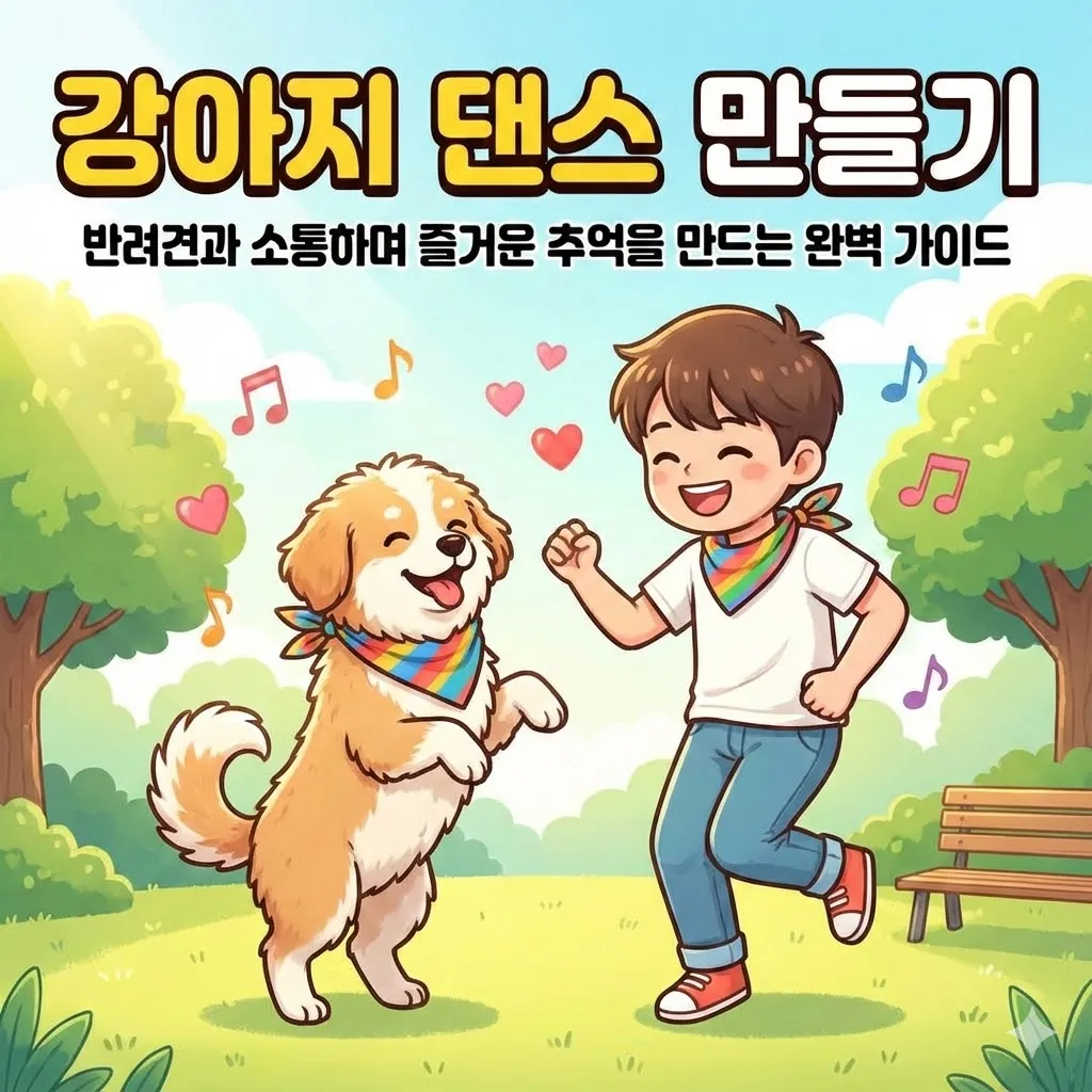 강아지 댄스 만들기, 반려견과 소통하며 즐거운 추억을 만드는 완벽 가이드