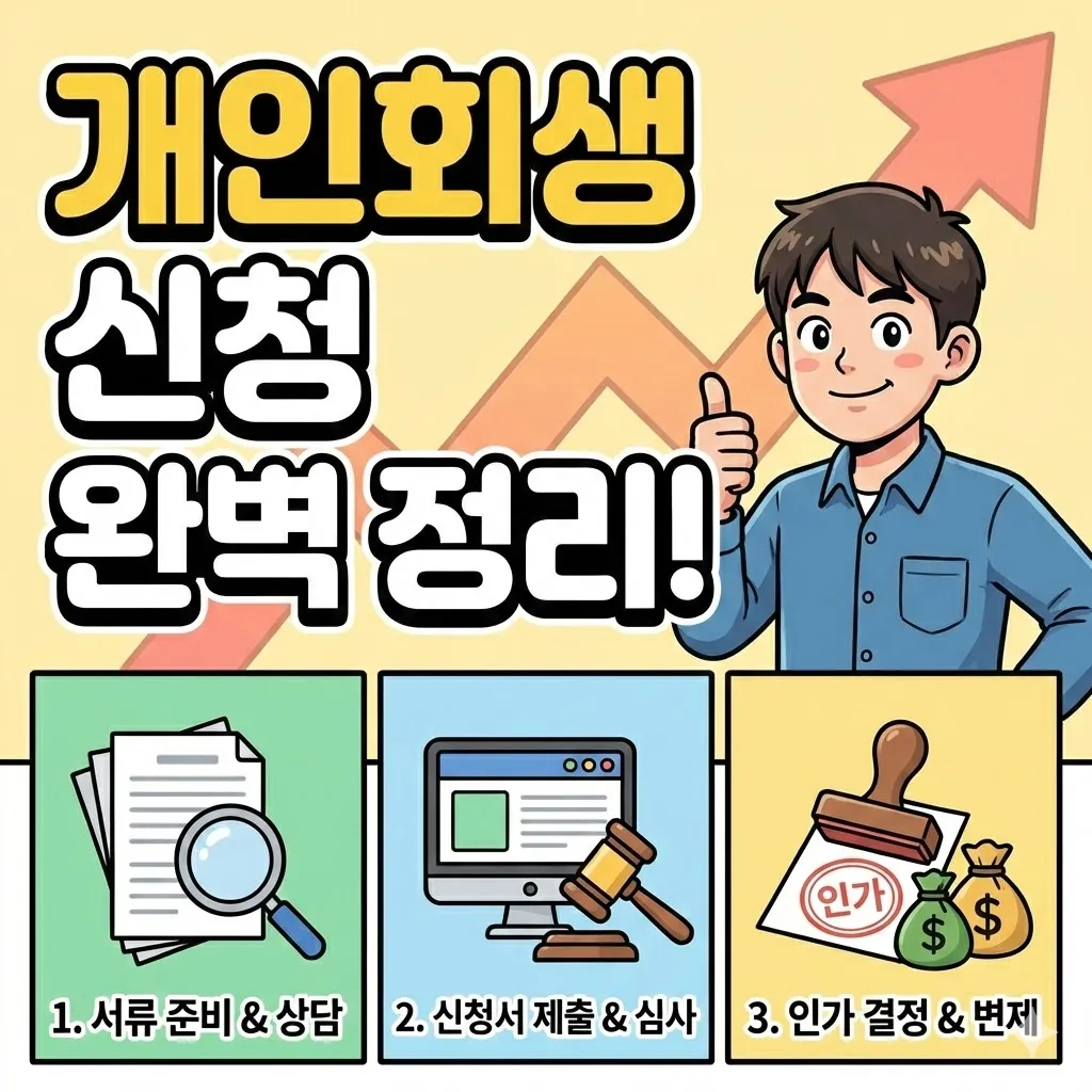 개인회생 신청방법 완벽 정리! 복잡한 서류 준비부터 인가 결정까지