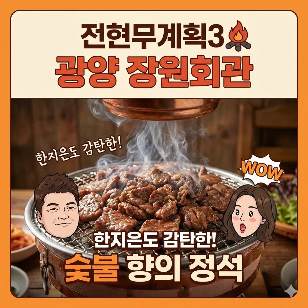 광양 불고기 장원회관, 전현무계획3 한지은도 감탄한 숯불 향의 정석