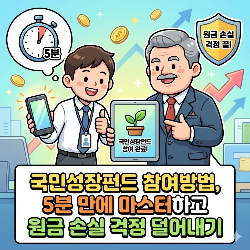 국민성장펀드 참여방법 5분 만에 마스터하고 원금 손실 걱정 덜어내기