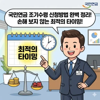 국민연금 조기수령 신청방법 완벽 정리! 손해 보지 않는 최적의 타이밍