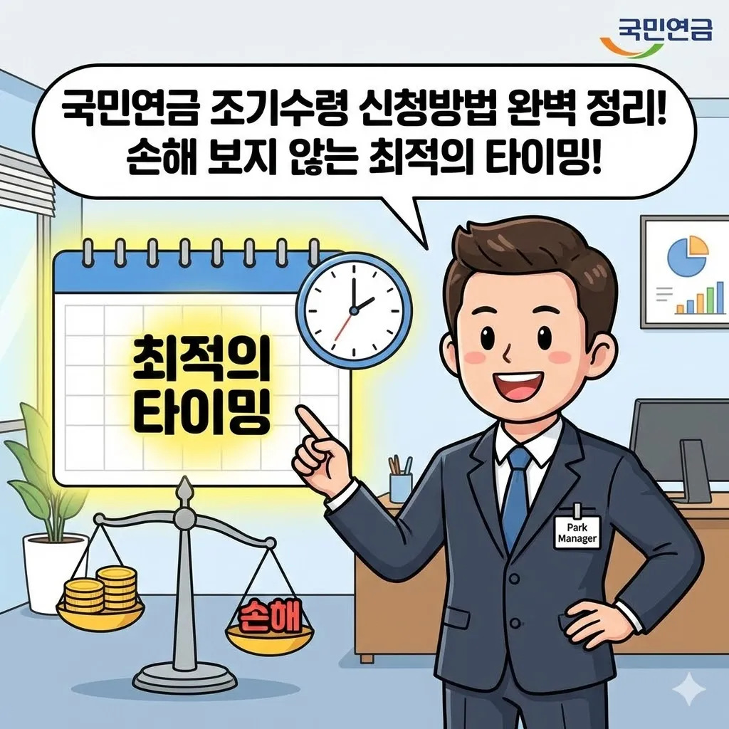 국민연금 조기수령 신청방법 완벽 정리! 손해 보지 않는 최적의 타이밍