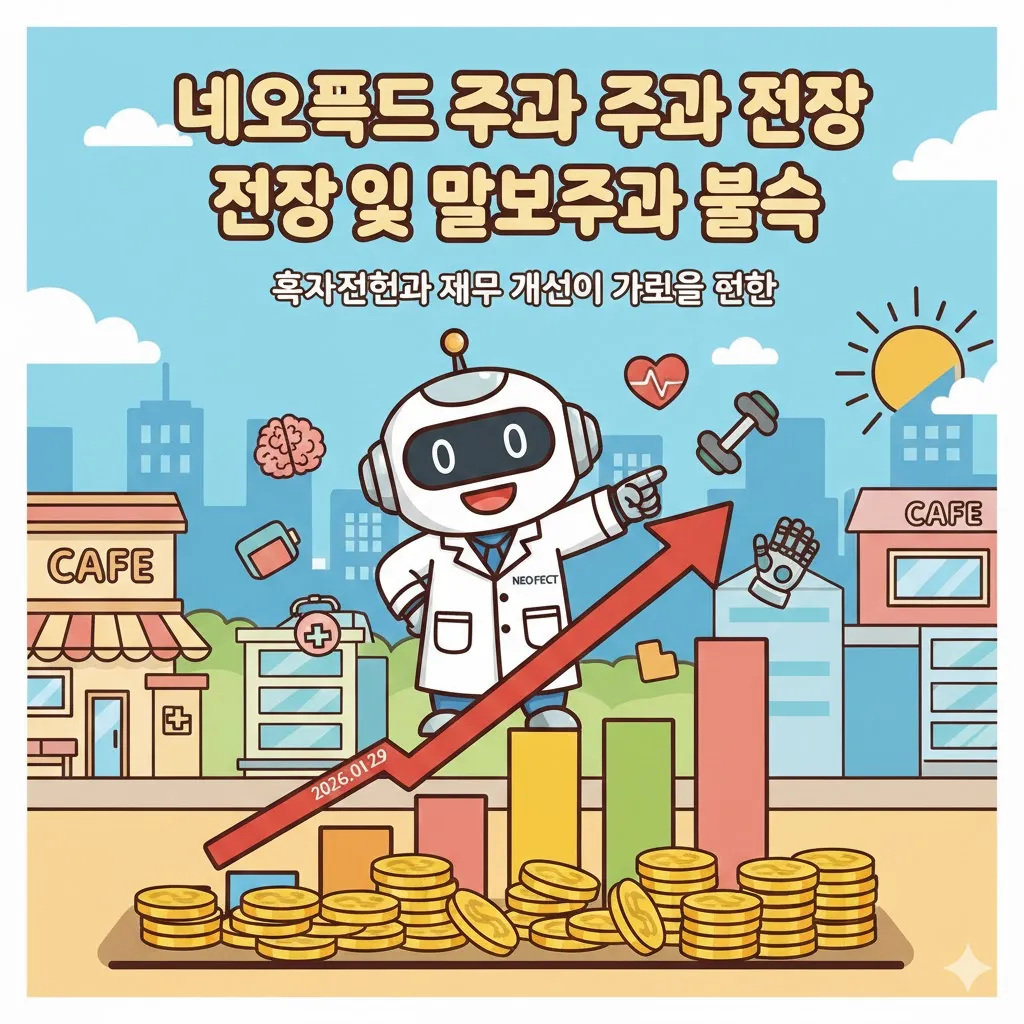 네오펙트 주가 전망 및 목표주가 분석, 흑자전환과 재무 개선이 가져올 변화