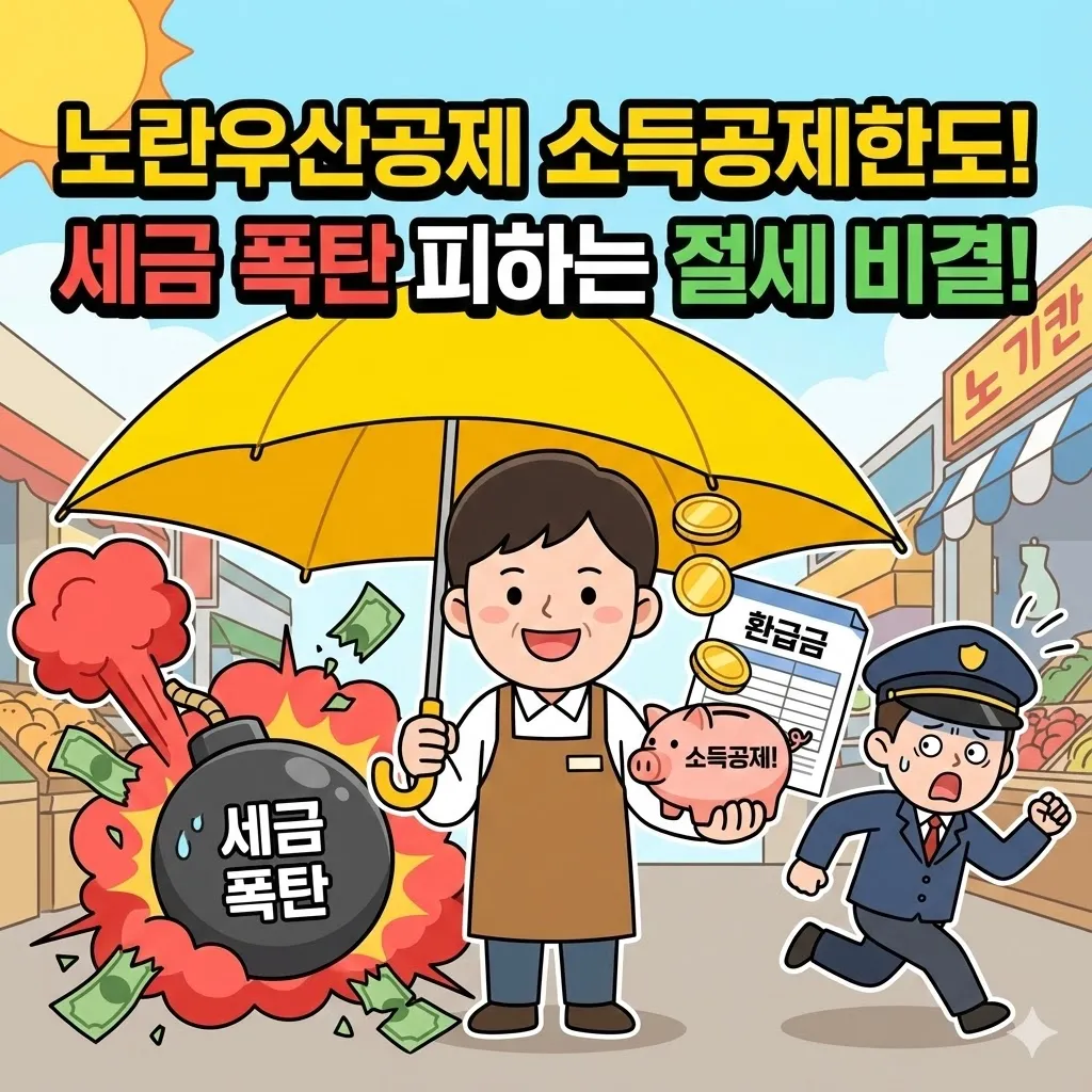 노란우산공제 소득공제한도, 세금 폭탄 피하는 절세 비결