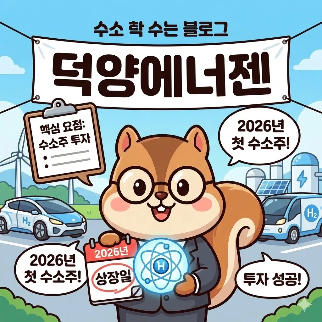 덕양에너젠 상장일 일정 및 2026년 첫 수소주 투자 핵심 요점