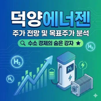 덕양에너젠 주가 전망 및 목표주가 분석, 수소 경제의 숨은 강자