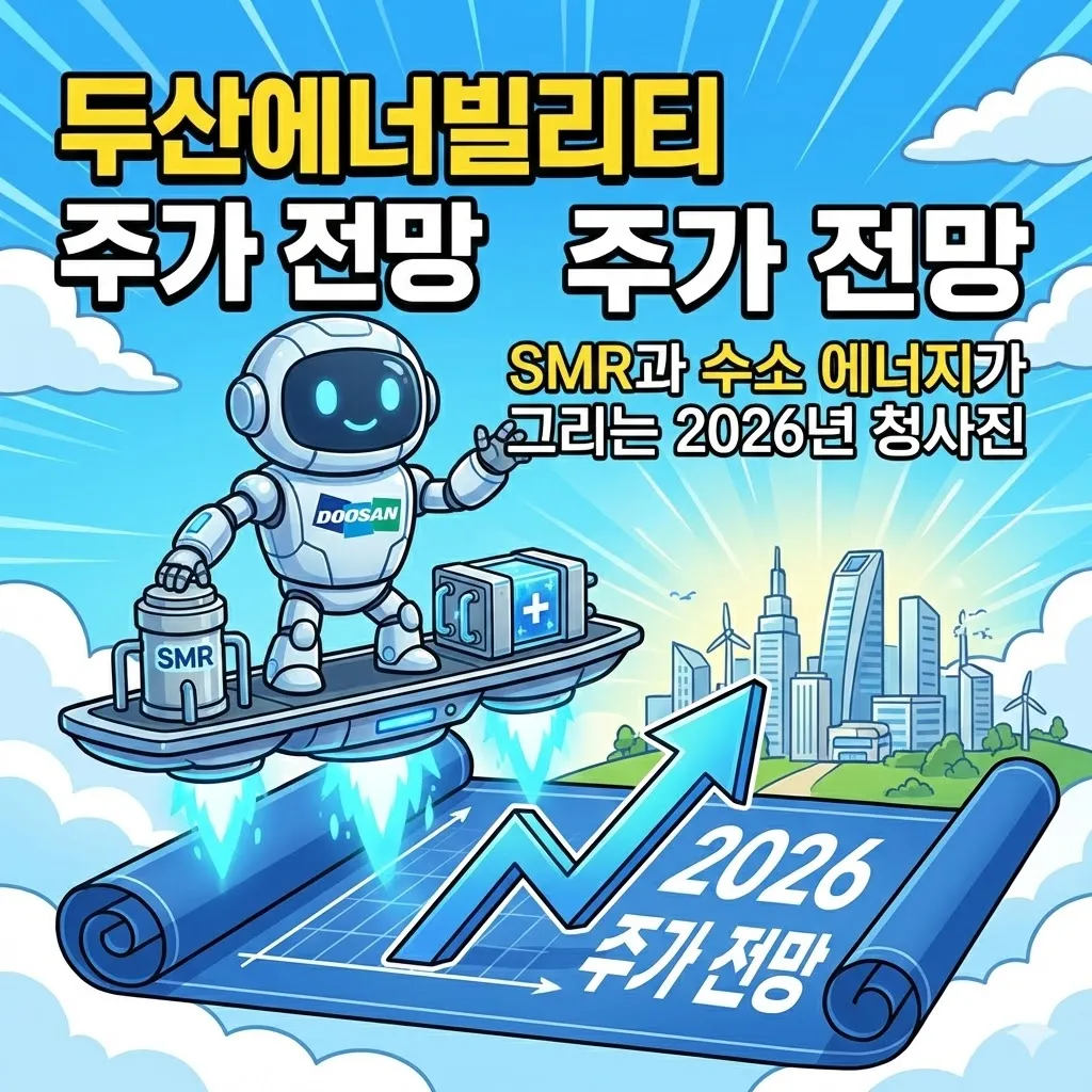 두산에너빌리티 주가 전망, SMR과 수소 에너지가 그리는 2026년 청사진