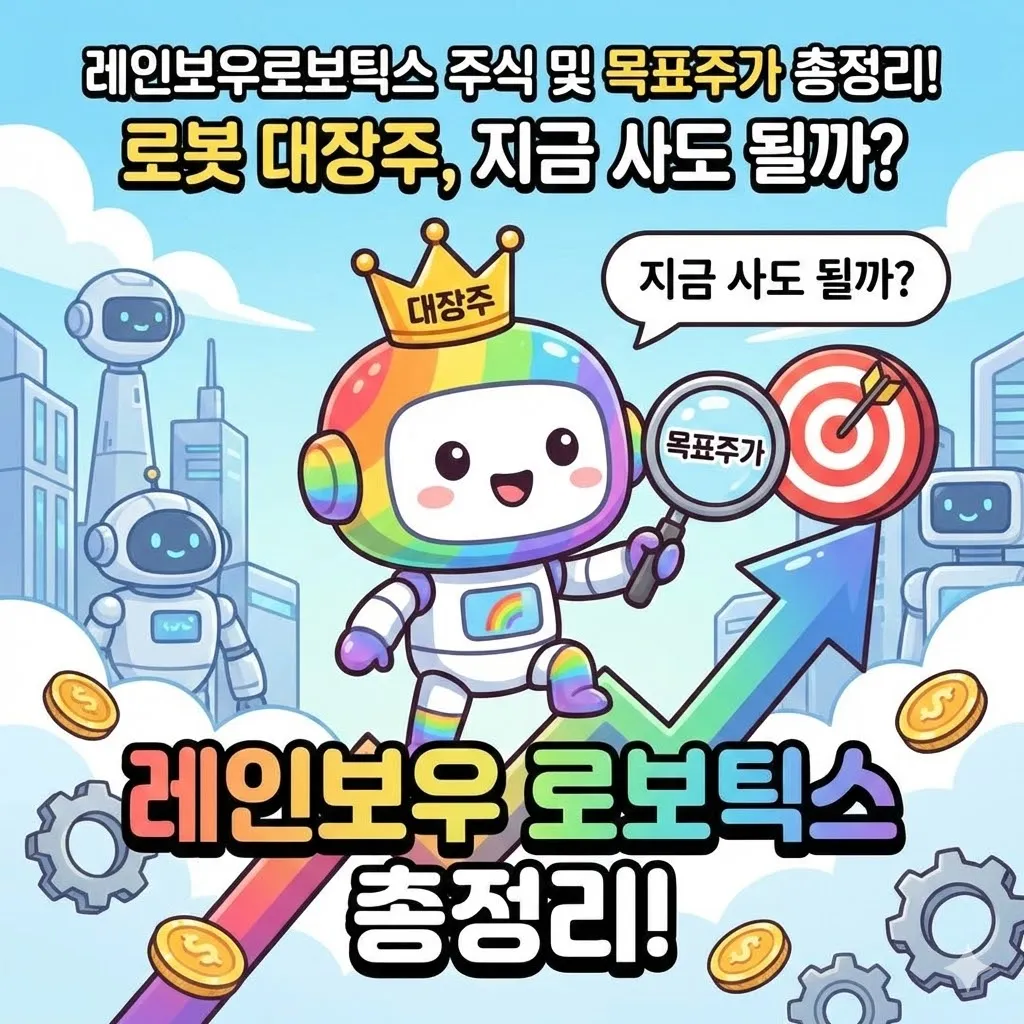 레인보우 로보틱스 주식 및 목표주가 총정리! 로봇 대장주, 지금 사도 될까?