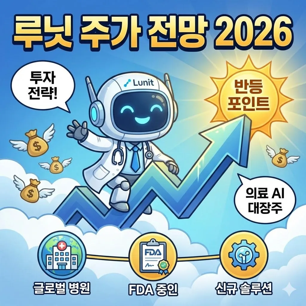 루닛 주가 전망, 의료 AI 대장주의 2026년 반등 포인트와 투자 전략