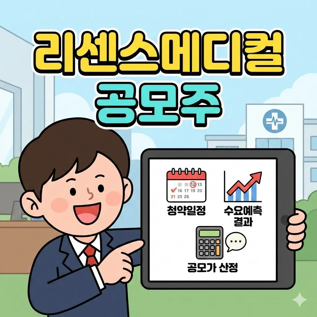 리센스메디컬 공모주 청약일정 수요예측 결과와 공모가 산정 방식 총정리