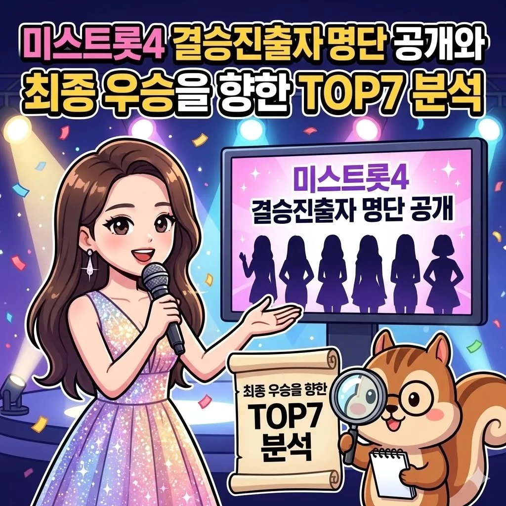 미스트롯4 결승진출자명단 공개와 최종 우승을 향한 TOP7 분석