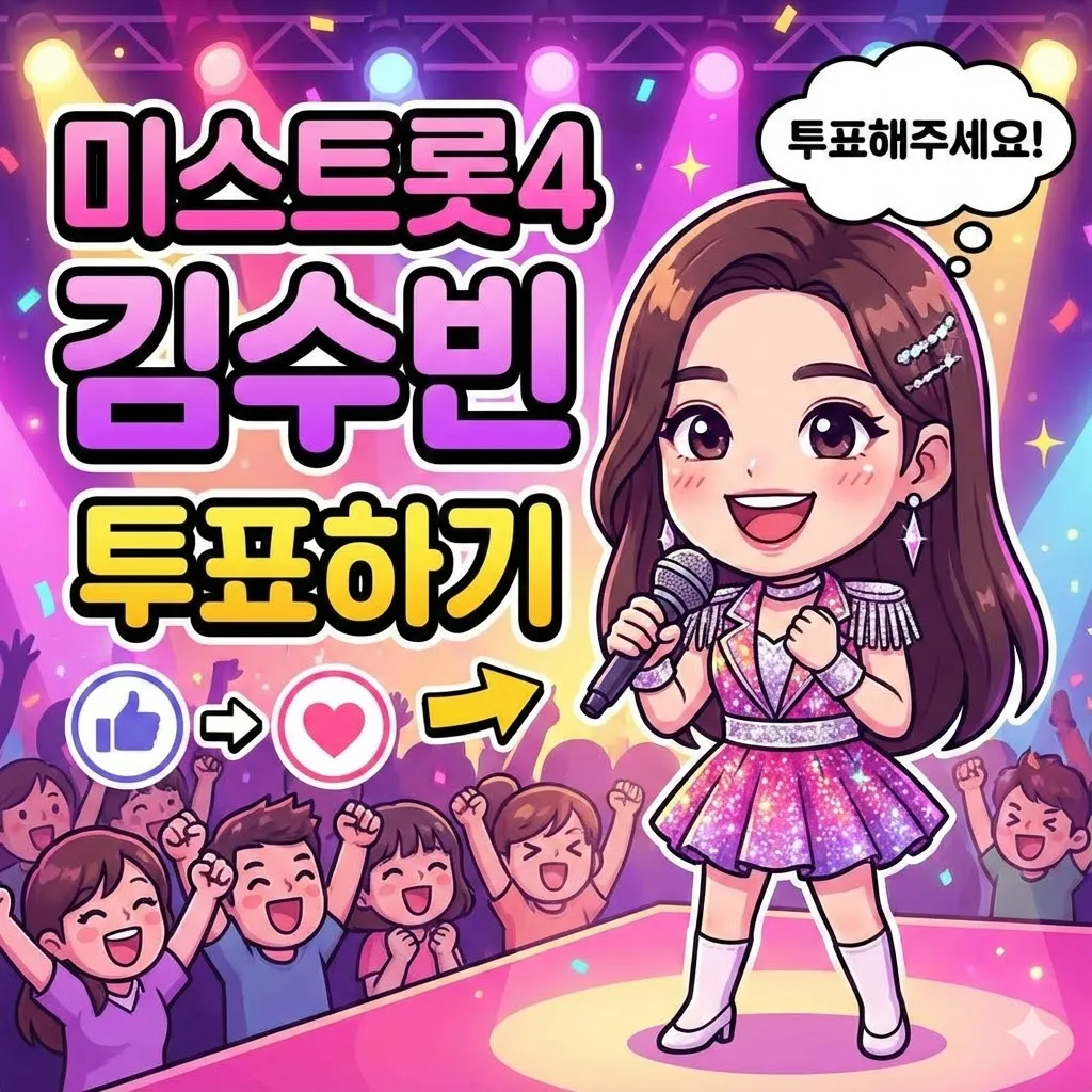 미스트롯4 김수빈 투표하기 방법 및 공식 응원 투표 사이트 참여 가이드